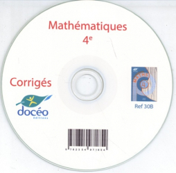Mathématiques 4ème Agricole CD ROM de corrigés