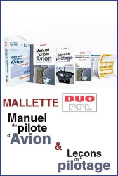 Mallette duo PPL - Le manuel du pilote d'avion 19ème éd. + Leçons de pilotage 6ème éd.