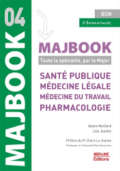 Majbook 04 – Santé publique, médecine légale, médecine du travail et pharmacologie