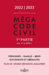 Méga Code civil 2022-2023