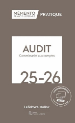 Vous recherchez les livres à venir en Droit des affaires, Mémento Lefebvre - Audit 2025-2026