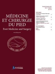 Médecine et chirurgie du pied Vol. 37 N° 3