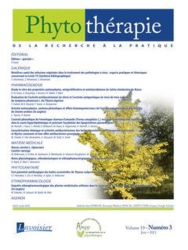 Phytothérapie. Vol. 19 N° 3 - Juin 2021