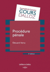 A paraitre chez Livres à paraitre de la collection Cours Dalloz - dalloz, Procédure pénale