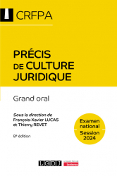 Précis de culture juridique 2024 - CRFPA
