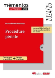 A paraitre de la Editions gualino : Livres à paraitre de l'éditeur, Procédure pénale 2024-2025