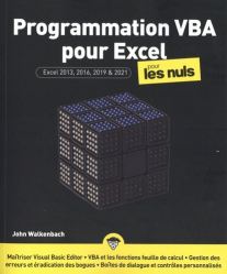 Programmation VBA pour Excel 2021 Pour les Nuls