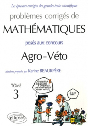 problemes corrigés mathématique agro-véto t3