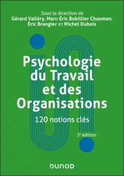 A paraitre de la Editions dunod : Livres à paraitre de l'éditeur, Psychologie du travail et des organisations