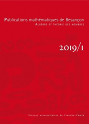 Publications mathématiques de Besançon n°1/2019