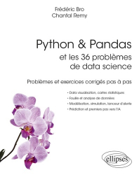 PYTHON et PANDAS ET LES 36 PROBLEMES DE DATA SCIENCE : PROBLEMES ET EXERCICES CORRIGES PAS A PAS  | 