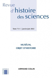 Revue d'histoire des sciences N° 1/2022