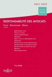 Responsabilité des avocats - 4e ed.