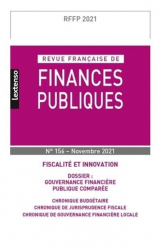 Revue française de finances publiques N° 156, novembre 2021