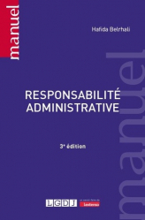 A paraitre de la Editions lgdj : Livres à paraitre de l'éditeur, Responsabilité administrative