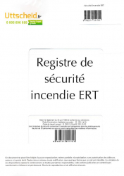 Registre de sécurité incendie ERT