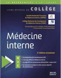 A paraitre de la Editions med-line : Livres à paraitre de l'éditeur, Référentiel collège de Médecine interne R2C