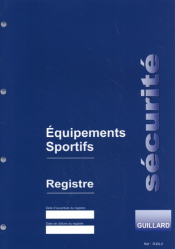 Registre de sécurité équipements sportifs
