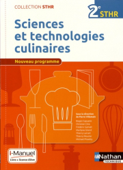 Sciences et technologies culinaires 2e STHR