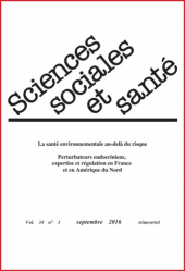 Sciences Sociales et Santé n°3