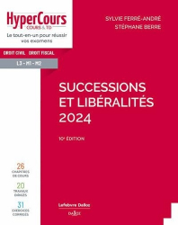 Successions et libéralités 2024 - HyperCours