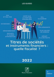 Titres de sociétés et instruments financiers : Quelle fiscalité 