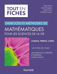 Tout en fiches - Exercices et méthodes de mathématiques pour les sciences de la vie