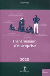 Transmission d'entreprise. Edition 2020