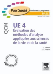 UE 4 Evaluation des méthodes d'analyse appliquées aux sciences de la vie et de la santé