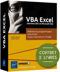 VBA Excel (versions 2021 et Microsoft 365)
