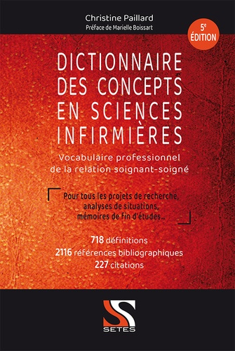Dictionnaire Des Concepts En Sciences Infirmieres Setes
