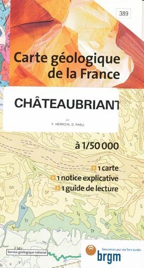 Carte Geologique De La France Chateaubriant N 3 Brgm